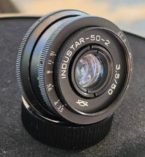 Industar-50-2 50mm f3.5 Soviet Pancake Lens M42 Mount KMZ USSR Vintage Lomo Shar picture