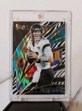 Panini Select Trevor Lawrence Jacksonville Jaguars Club Level Prizm #229 zebra picture