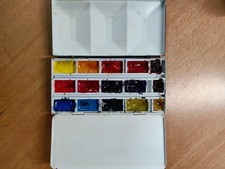 Schmincke Horadam watercolor set in heavyweight palette box picture