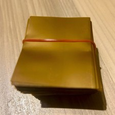 500 Gold Heat Shrink Neck Wrap Band Hot Sauce Bottle Tamper Seal 46x54 picture