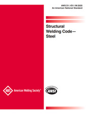 AWS D1.1/D1.1M:2025 - STRUCTURAL WELDING CODE-STEEL 2025 picture
