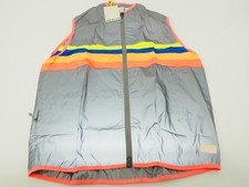 New GOFLUO New York Bodyglower Vest Grey Reflective Size Small US 4-6  Neon picture