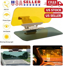 Sun visor Day/Night Anti Glare Visor Car Clip On Vehicle Safety Shade Universal picture