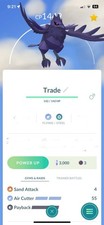 Corviknight  Great League Legacy Air  Cutter, PvP, 2 Charge , Under 1500 PKMN Go picture