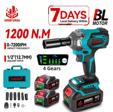 ONEVAN 1200N.M Brushless Electric Impact Wrench 3 Funtion 1/2