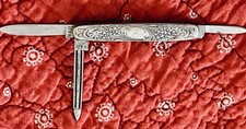 Rare Antique W. B. Co. Sterling Silver Housed Pocket Knife 29 Grams England picture
