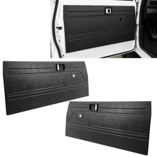 Fit 84-87 Toyota Pickup Truck Interior Door Panels Center Section Black ABS picture
