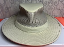 Tilley LTM8 Hat Khaki Beige Safari Boonie Mesh Ventilated Outdoor Size 7 5/8 picture