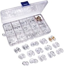 US Ship 150 Pairs Ultra-Soft PVC Nose Pads for Eyeglasses Screw in Nosepads Kit picture