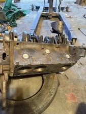 1957 1958 Oldsmobile 371 Rocket V8 Engine Block 568929 Short Block 88 98 picture