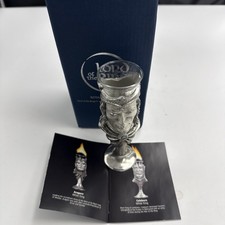 Royal Selangor Lord of the Rings Shot Glass Aragorn White King Pewter NIB picture