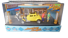 Motor Max 73640AG American Graffitti Mel's Diner 1;64 Die Cast Car Set NIB picture