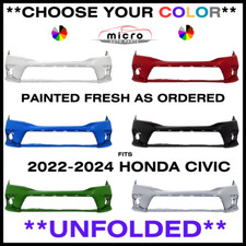 UNFOLDED FRONT BUMPER FOR 2022-2024 CIVIC CHOOSE YOUR COLOR HO1000327 picture
