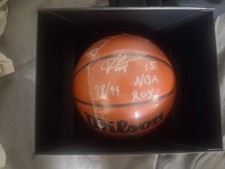 Vince Carter Signed NBA Basketball Ball Fanatics Authentic Autograph picture