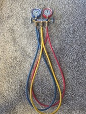 Yellow Jacket Test And Charging Manifold With Gauges & Hoses picture