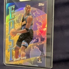 Topps East/West 1995-96 Insert Shawn Kemp East & Vin Baker West picture