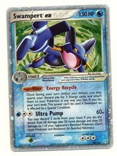 Swampert ex 98/100 EX Crystal Guardians Holo MP picture