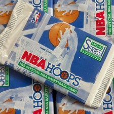 1992-93 NBA Hoops Series 1 Factory Sealed Pack 12 Cards MJ Jordan Magic Johnson picture