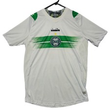 DIADORA Coritiba CFC Mens XL White Green Soccer Football Club Jersey Brazil picture