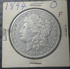 - 1894-O Morgan Silver Dollar - 90% US Coin VF Low Mintage picture