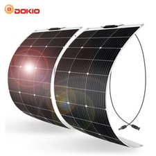 Dokio 100w 200w 500w 1000w flexible Solar Panel For RV/Camper/Boat/Balcony picture