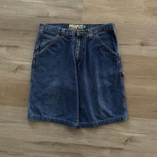 Vintage 90s Blind Skateboards Baggy Denim Jorts Skate Shorts picture