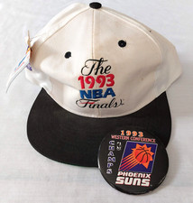 LOT VINTAGE 1993 NEW NBA Finals Phoenix Suns Snapback Hat + PIN Barkley Jordan picture
