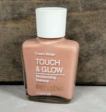 VINTAGE Revlon Touch & Glow Makeup Foundation  CREAM BEIGE ~ 1.25 oz, 36.9 ML picture