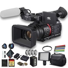 Panasonic AG-CX350 4K Camcorder (AG-CX350) W/Padded Case, 128 GB Memory Card, Le picture