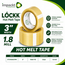 6 Rolls Clear Packing Tape 3 Inch x 110 Yds (330') Carton Sealing Packing Tape picture