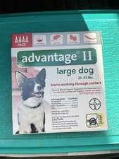 Advantage II Large Dog Flea Prevention & Treatment, 21-55 lbs - 4 Monthly Doses picture
