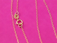 Solid 10k gold Chain Necklace Box chain Rope chain Cable chain 10kt gold picture