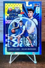 2025 Topps Chrome SP  (ROY)  COOPER FLAGG BLUE REFRACTOR Dallas Mavericks- Mint  picture