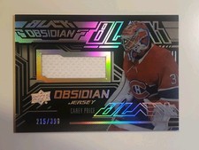 2022-23 SPx - Ud Black Obsidian Jersey Carey Price #OJ-CP /399 (MEM) picture