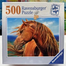 Whisper of Beauty Ravensburger 500 Piece Jigsaw Puzzle Horse Frame It Art New picture