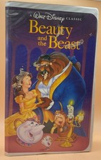 Beauty and the Beast VHS Disney Clamshell Black Diamond Acceptable-G Condition picture