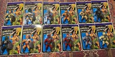 Motu KO Galaxy Heroes Vintage Complete set 12 Figures 80’s picture