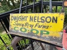 Early double sided Co-Op Sign picture