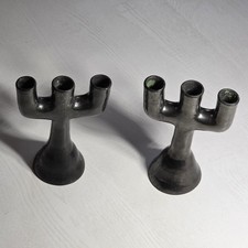 RARE VINTAGE Native American Candle Stick Holders picture