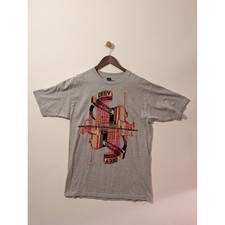 Obey T-Shirt Mens Large Gray Excellent Graphic Propaganda Bureau Streetwear Tee picture