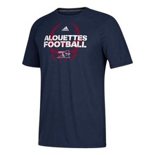 Montreal Alouettes Adidas CFL Men's Navy Ultimate Sideline Mantra T-Shirt picture