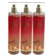 3X BBW Bath & Body Works BRIGHT CHRISTMAS MORNING Fine Fragrance Mist Spray picture