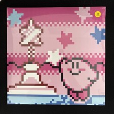 Kirby’s Adventure NES Game Vinyl LP VGM Nintendo sealed pink/ blue splatter picture