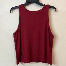 Old-navy Women's Burgundy and Red Vest picture