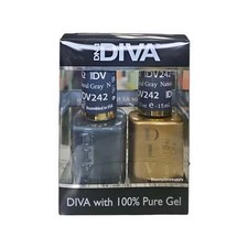 DND Diva Duo Gel & Lacquer 242 Nautical Gray picture
