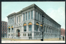 Pristine ca.1910 Chicago IL Public Library Building Vintage Postcard A2045 picture
