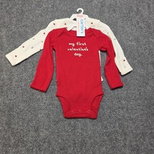 Carter’s Baby Newborn 2-Pack Valentine’s Day Long Sleeve Bodysuits picture
