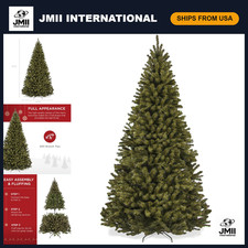 4.5ft Artificial Christmas Tree - Premium Unlit Realistic Spruce Holiday Décor, picture