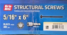 Grip-Rite Grip Rite Structural Screws Black - 5/16