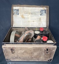 VTG 1940s-50s  Panogen/ Morton  Chemical Co. COMPLETE Respirator Kit In Trunk picture